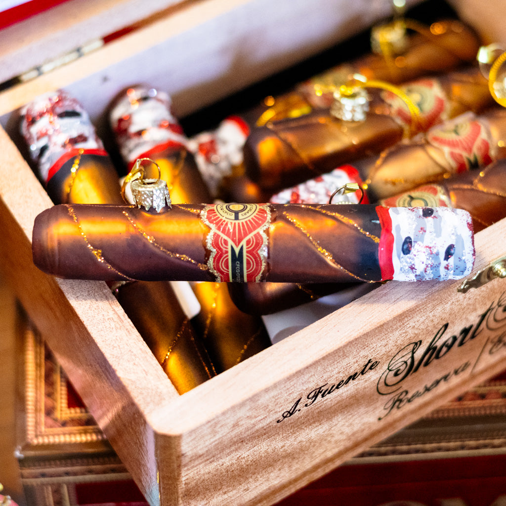 Cigar Glass Ornament