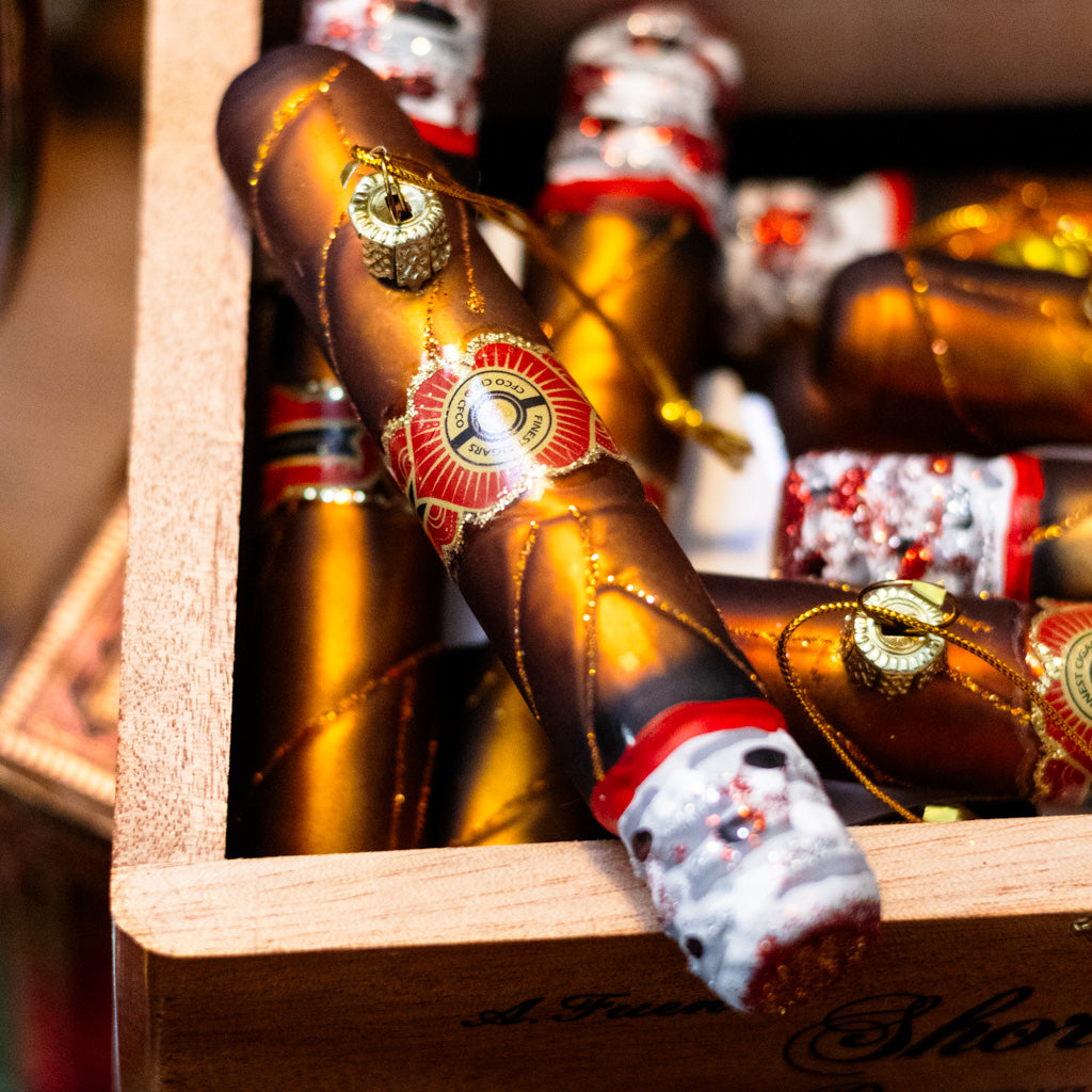 Cigar Glass Ornament