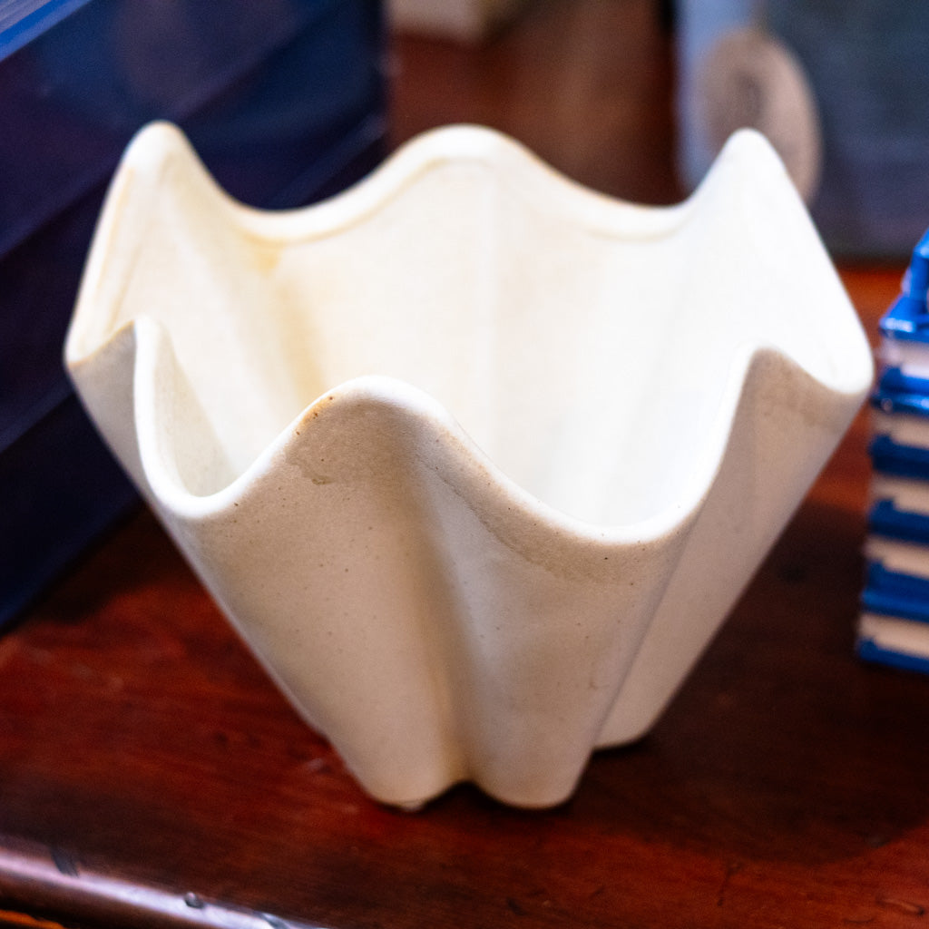 Round Speckled Cream Bowl