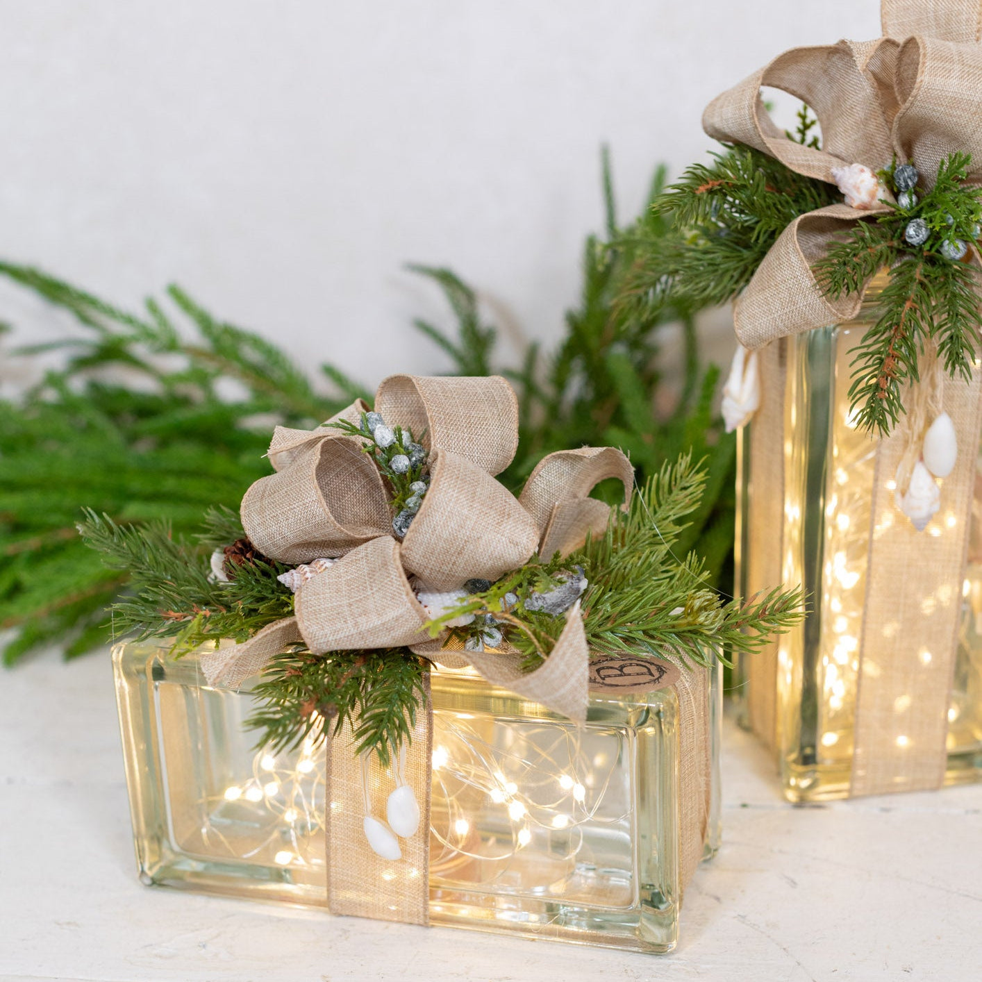 Battery Operated Coastal Horizontal Light Block