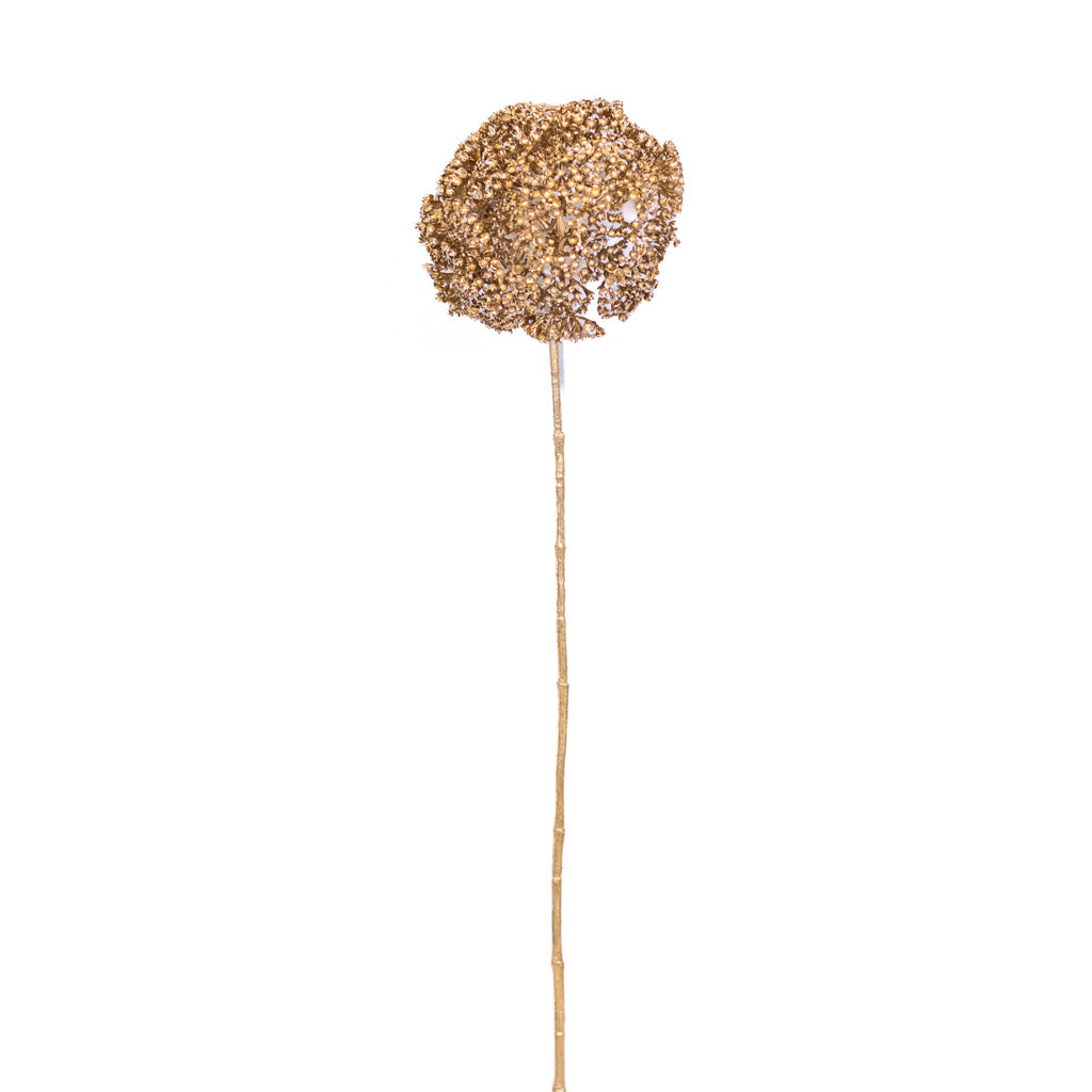 Metallic Gold Achillea Spray