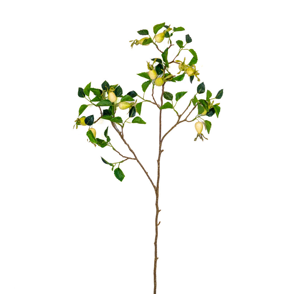 Cream Large Rose Hip Spray