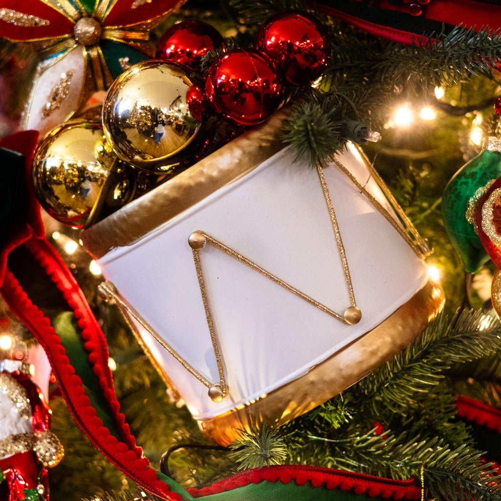 Metal White Drum Container