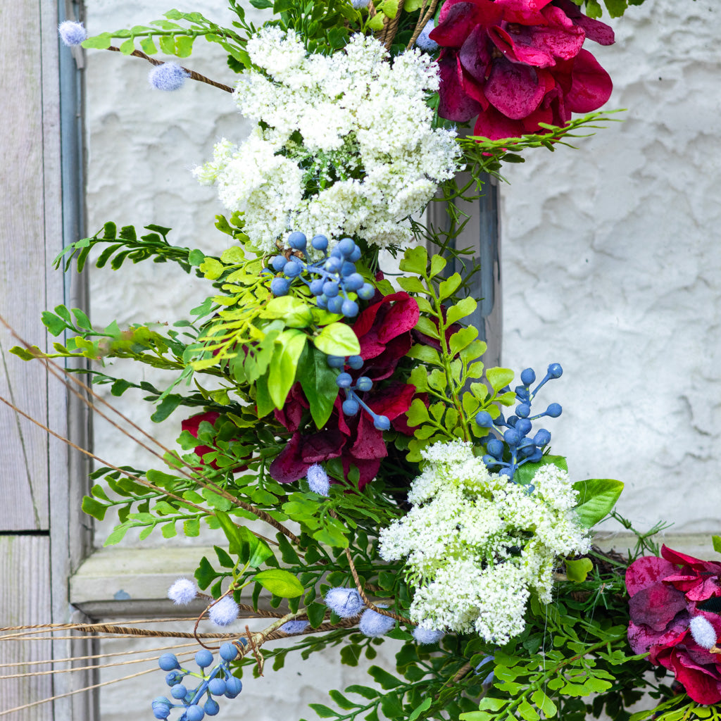 Heritage Wreath with Tartan Sash