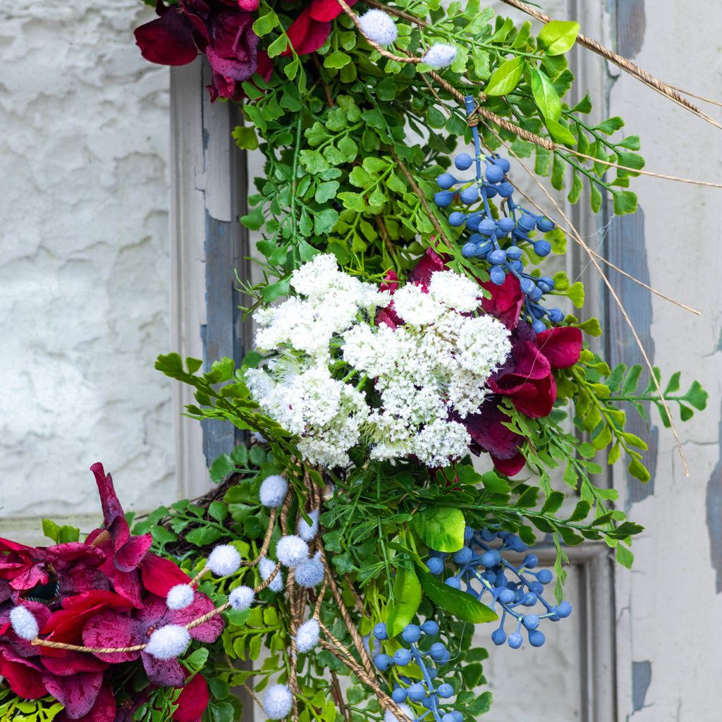 Heritage Wreath with Tartan Sash