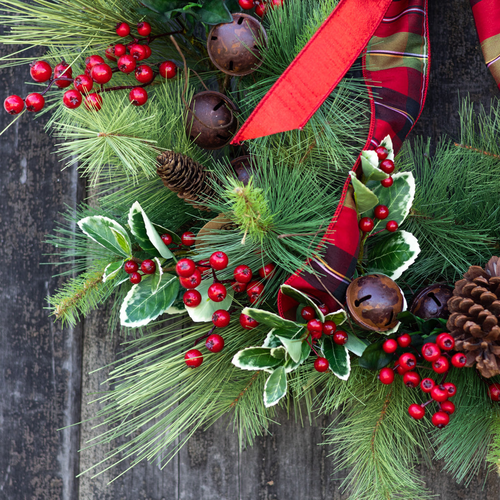 Jingle Bell Holiday Wreath