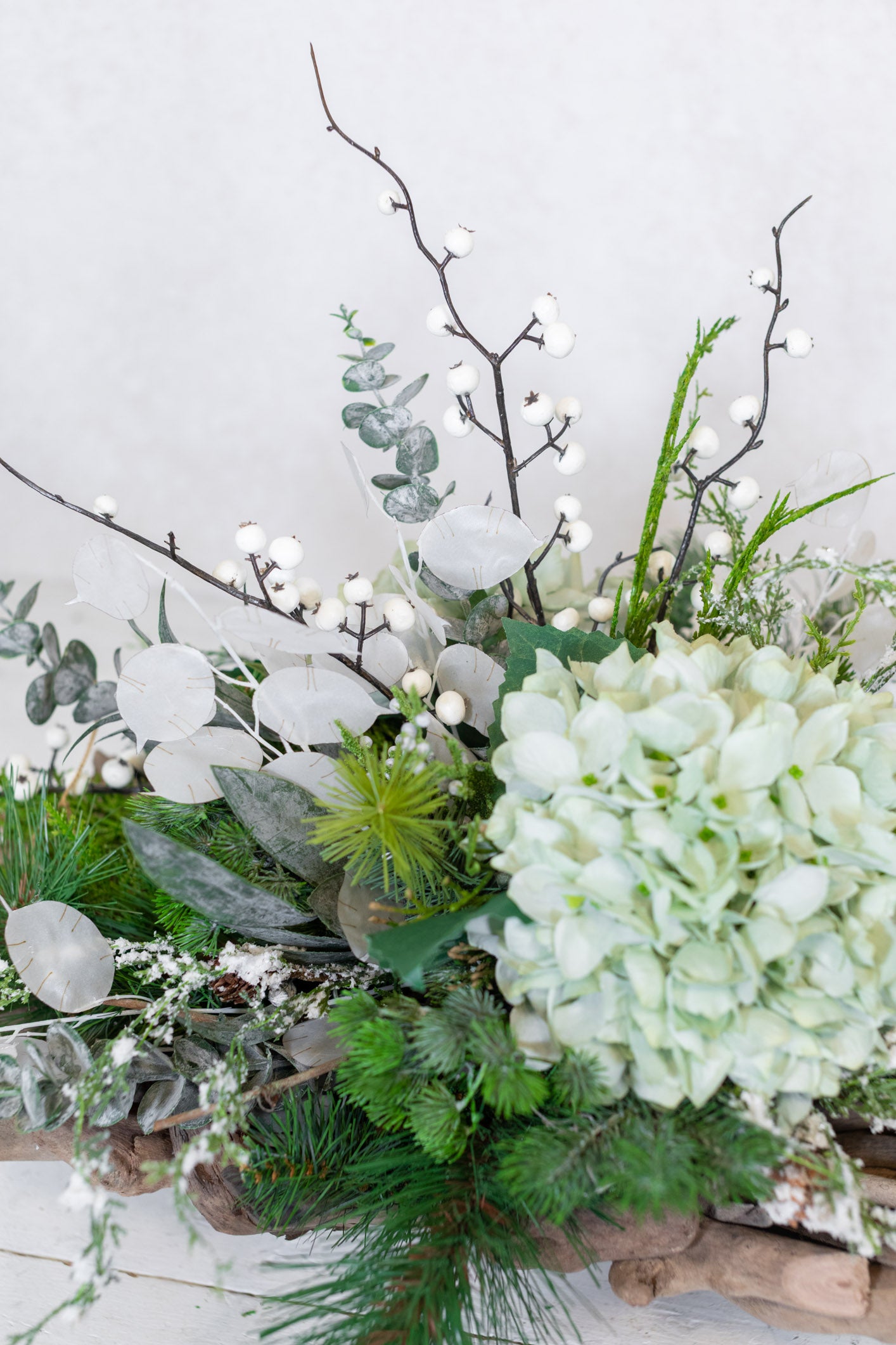 Winter Blues Centerpiece Drop In