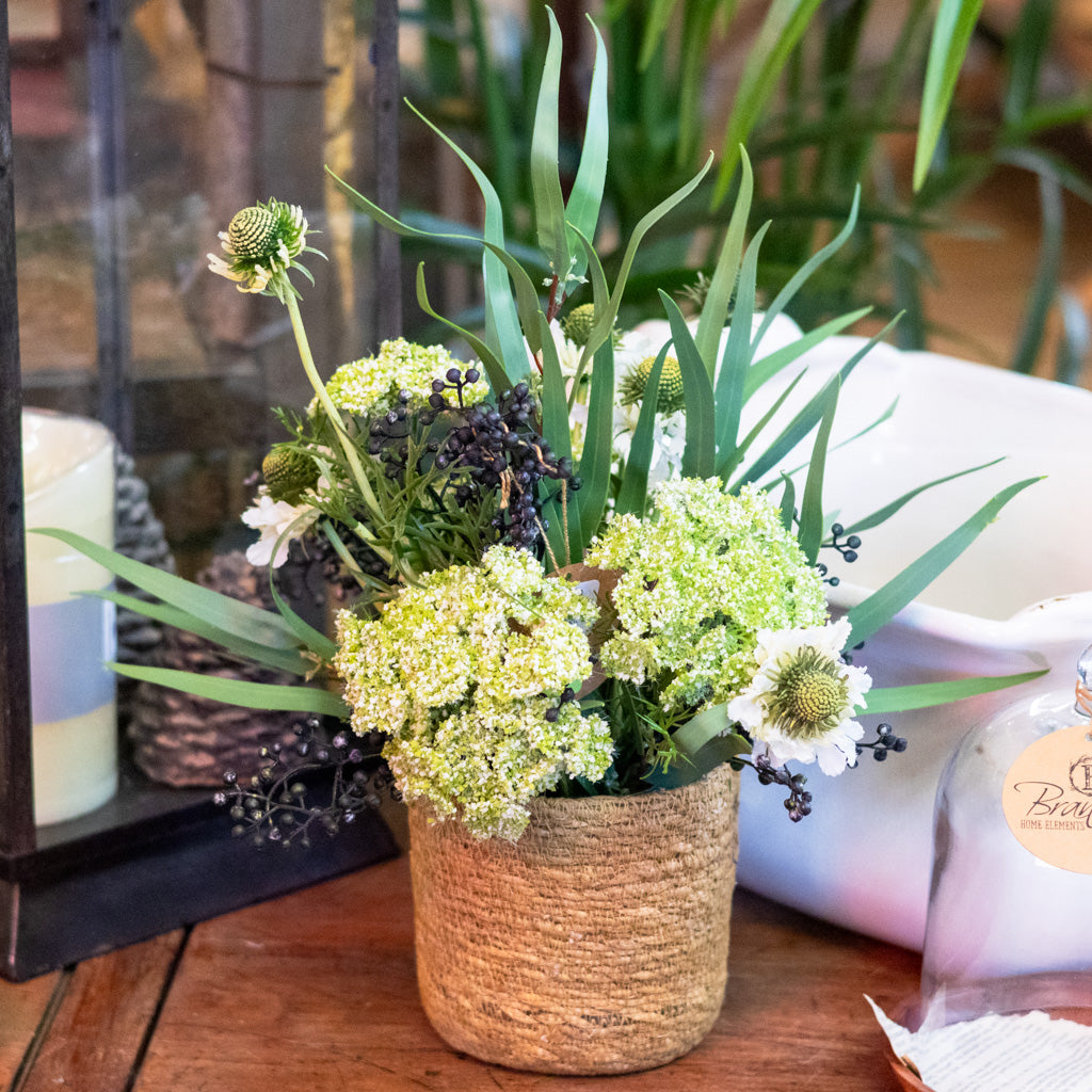 White Scabiosa Bouquet