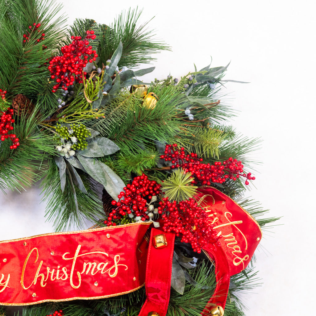 Sleigh Ride Christmas Wreath