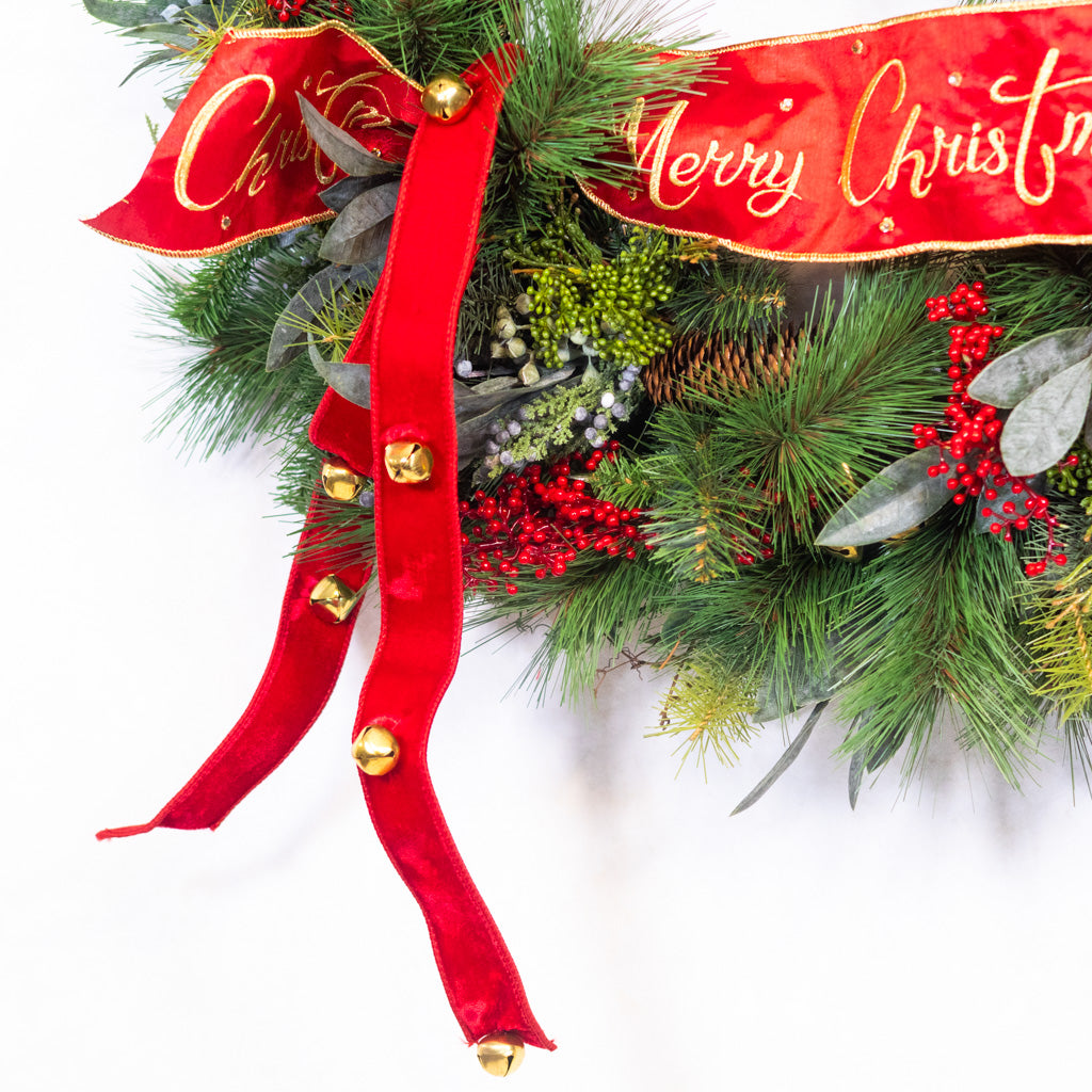 Sleigh Ride Christmas Wreath