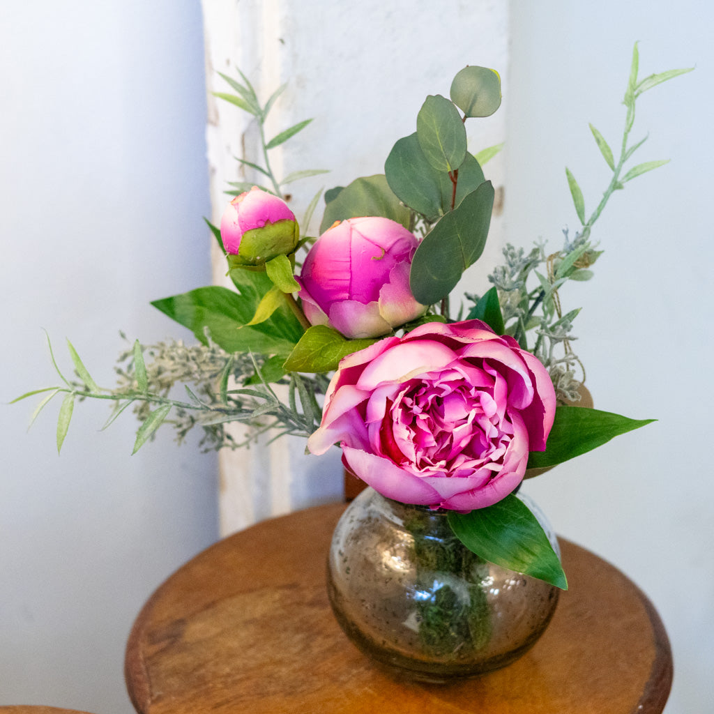 Single Pink Peony Bouquet