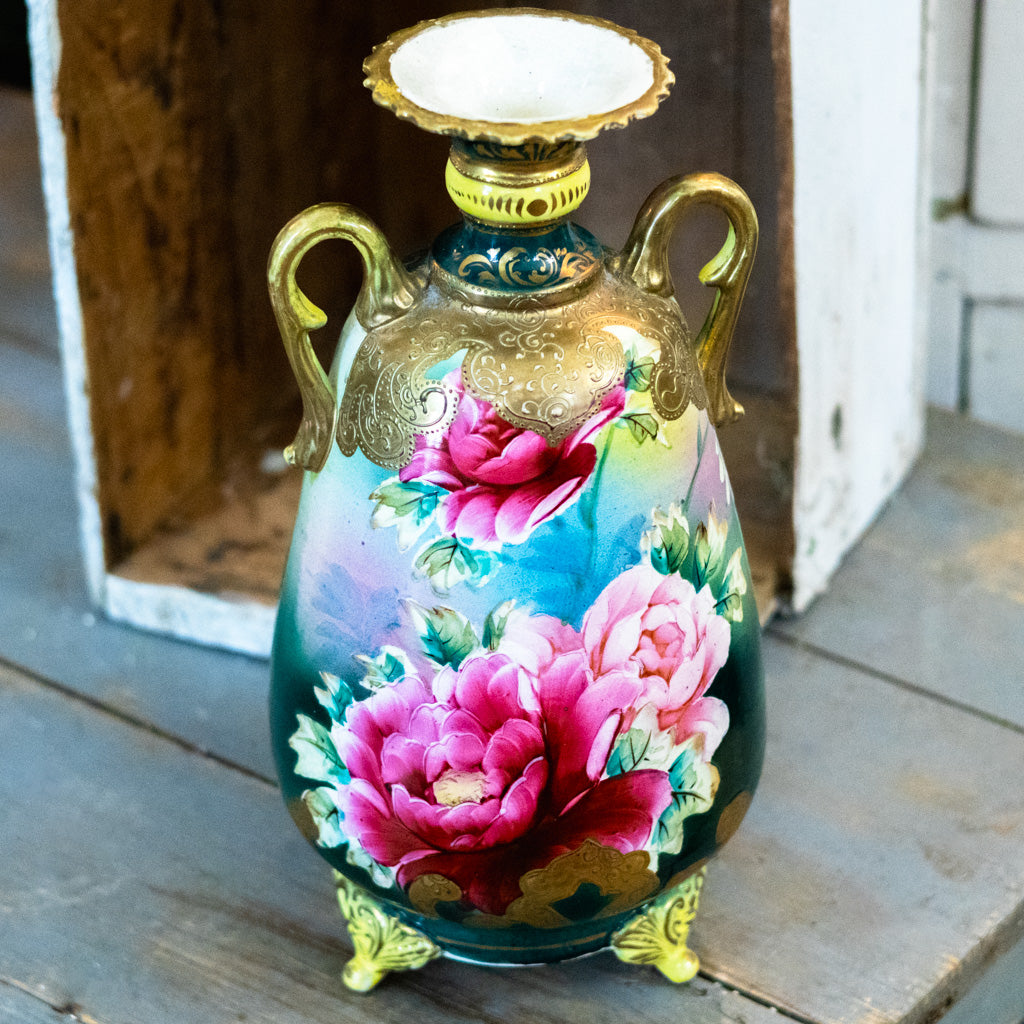 Antique Nippon Porcelain Vase