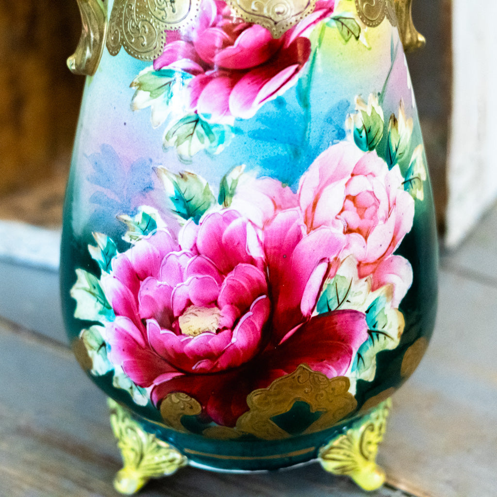 Antique Nippon Porcelain Vase