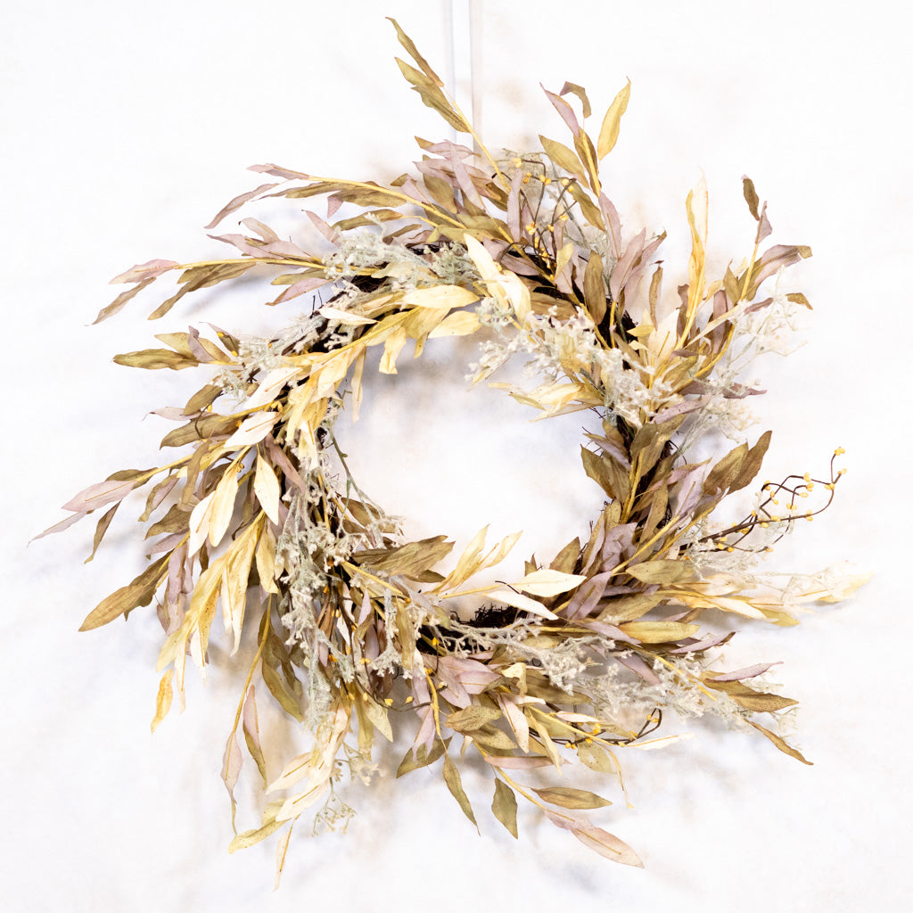 Dried Olive Leaf Wreath
