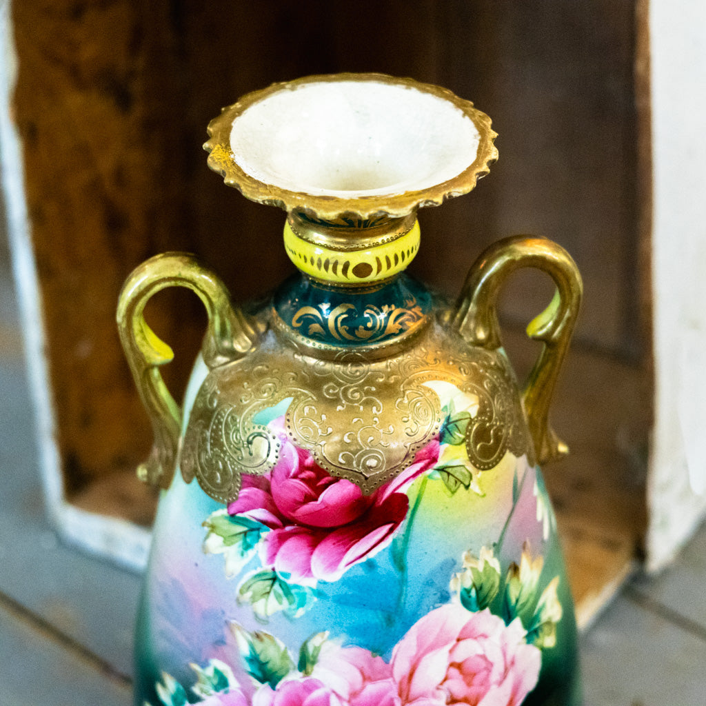 Antique Nippon Porcelain Vase