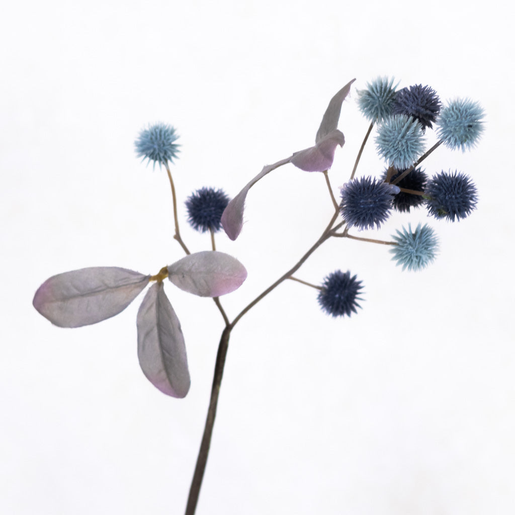 Globe Blue Gray Thistle Spray