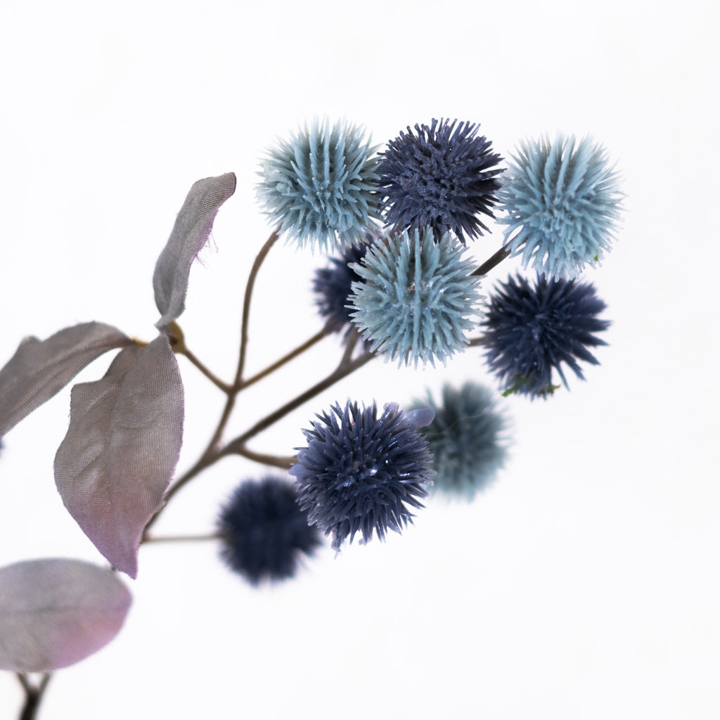Globe Blue Gray Thistle Spray