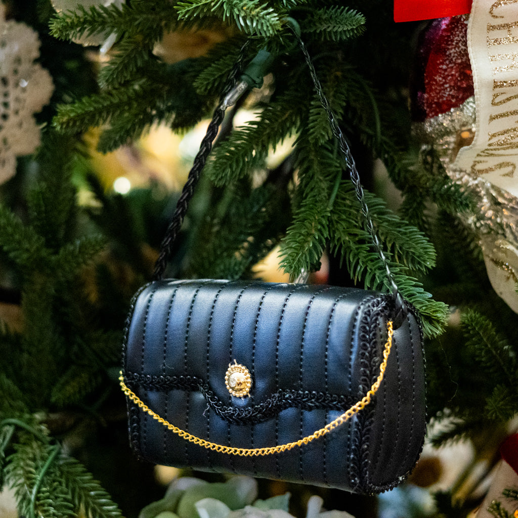 Little Black Purse Ornament