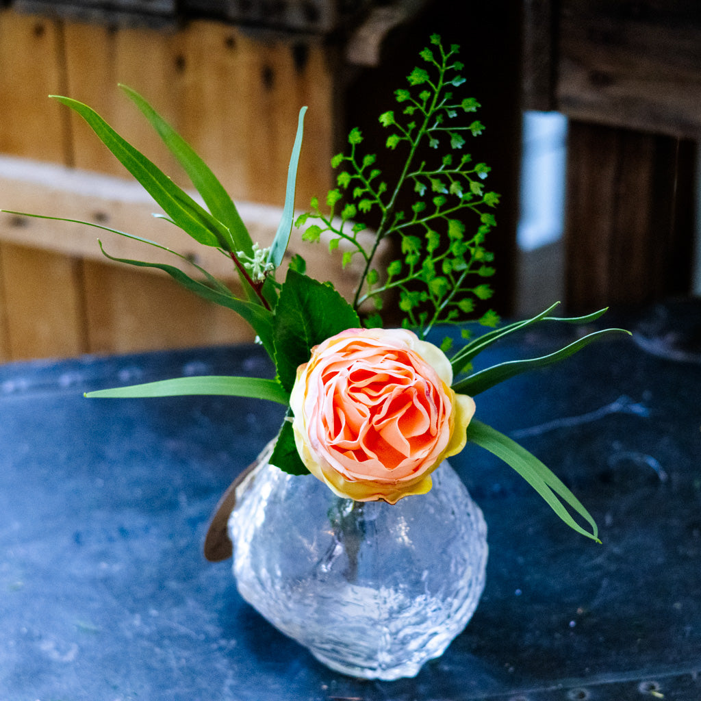 Peach Rose Petite Bouquet