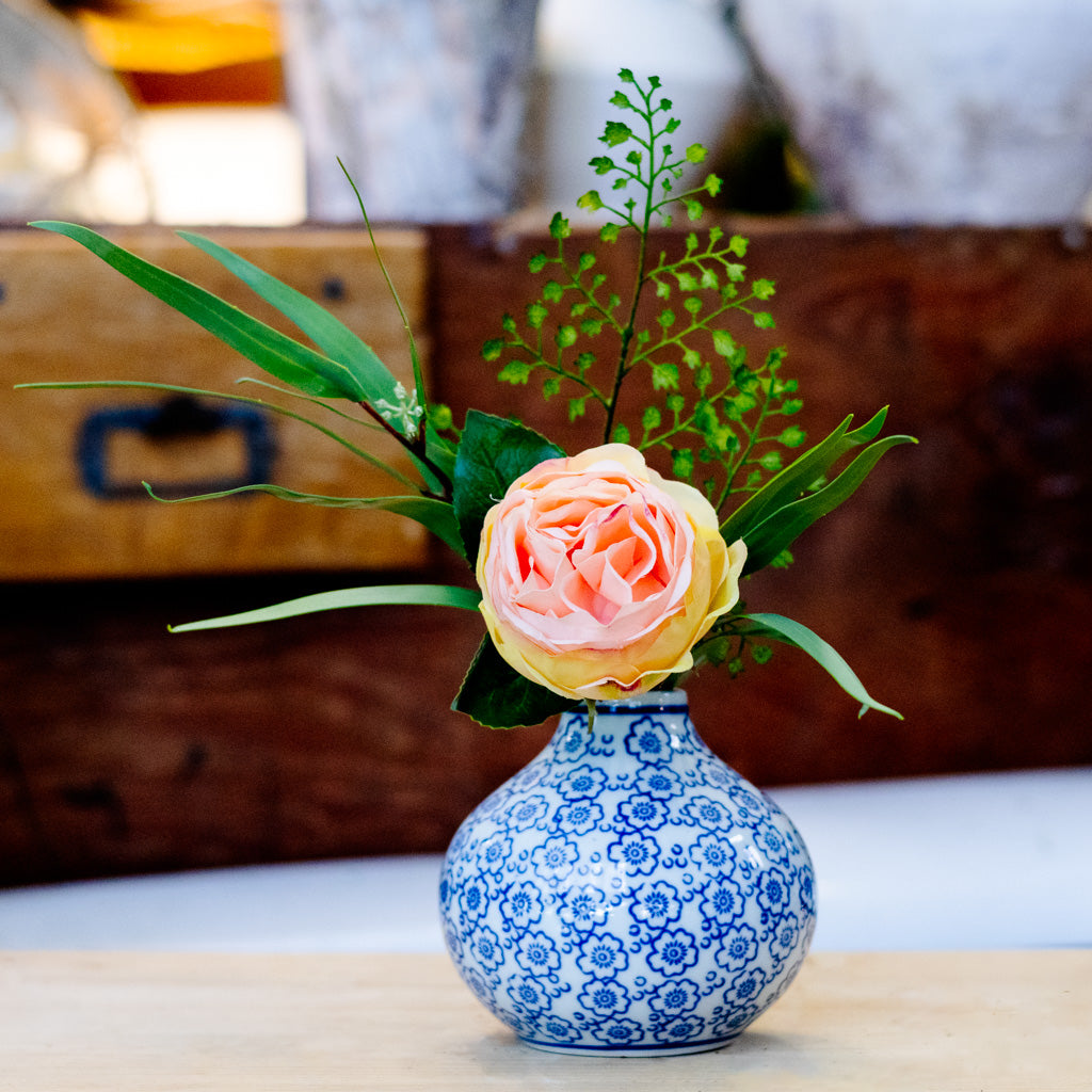 Peach Rose Petite Bouquet
