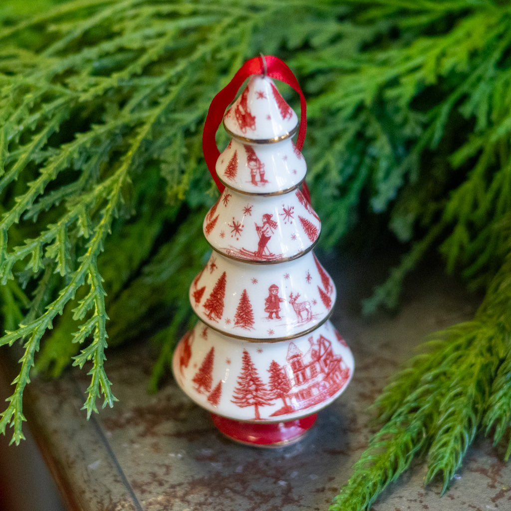 Ceramic Yuletide Tree Ornament