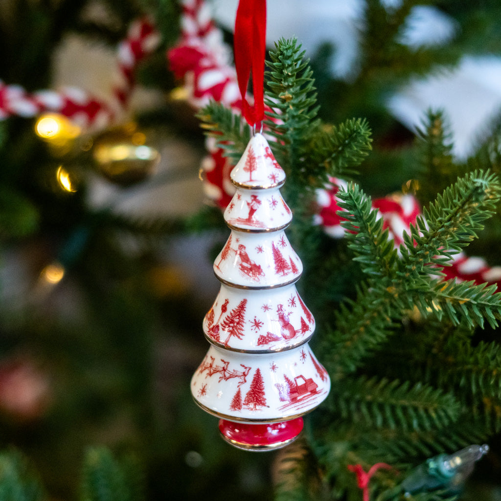 Ceramic Yuletide Tree Ornament