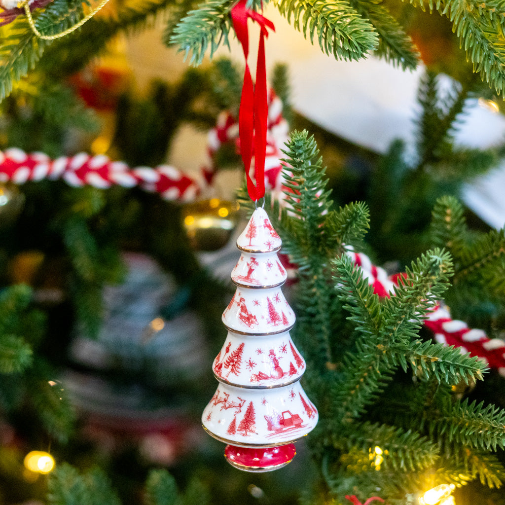 Ceramic Yuletide Tree Ornament