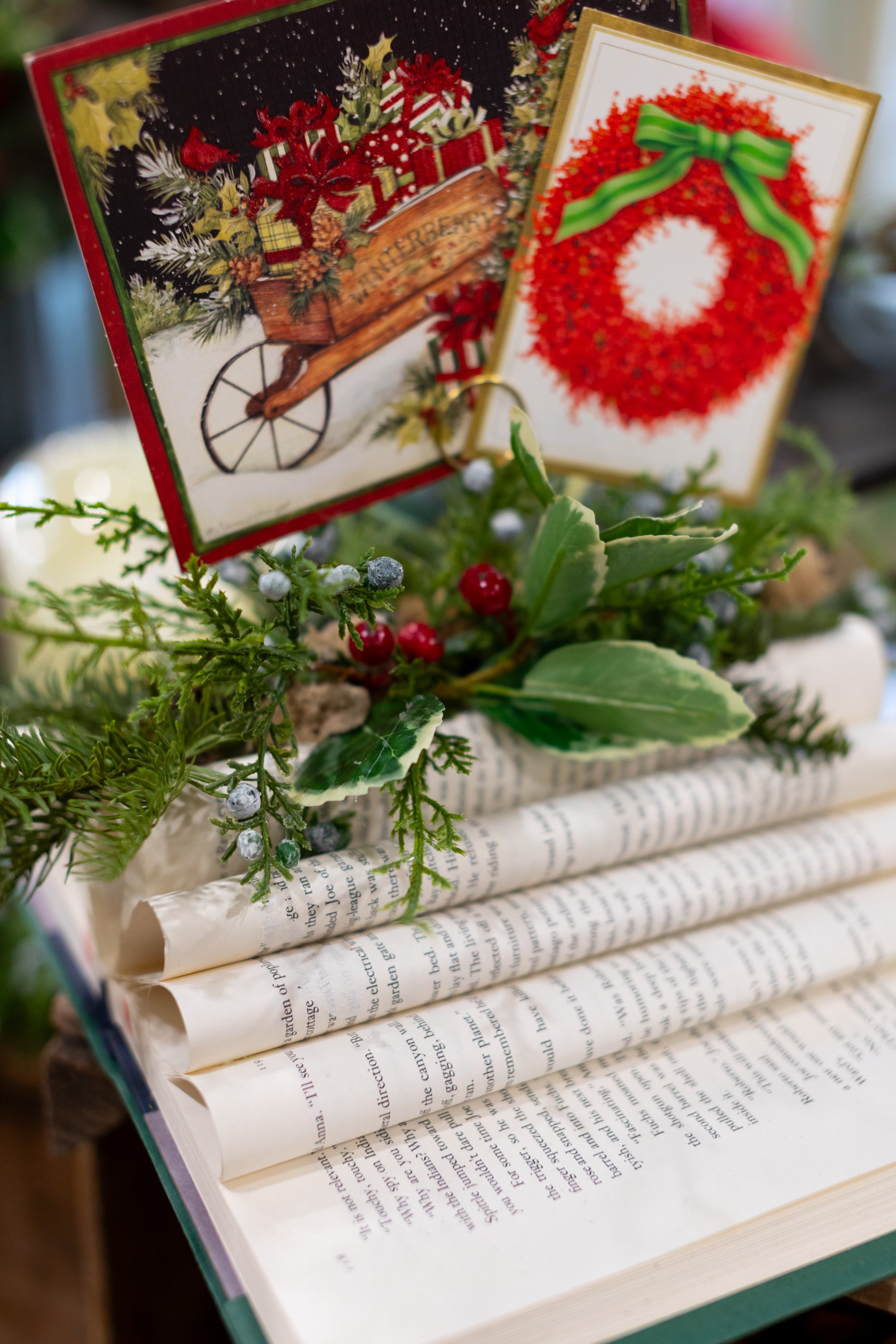 10.13.2026 @ 11AM | Once Upon A Christmas: Design a Christmas Card Holder from a Vintage Book with Guest Designer Debra Bish