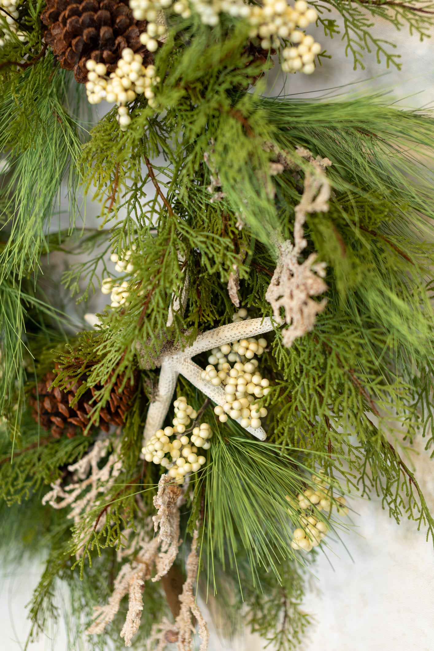 Seasons Starfish Wreath