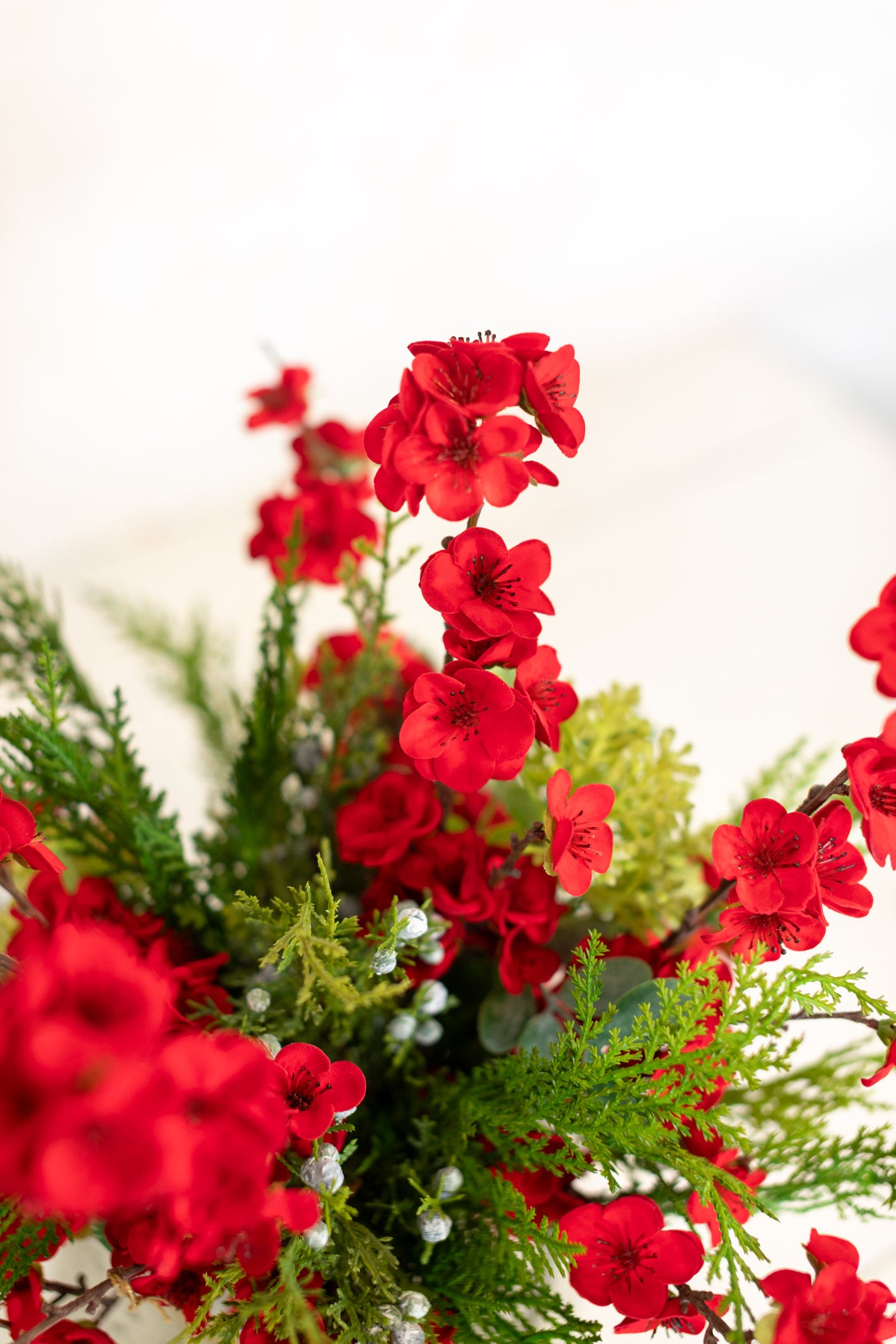 Holiday Cherry Blossom Bouquet Drop In