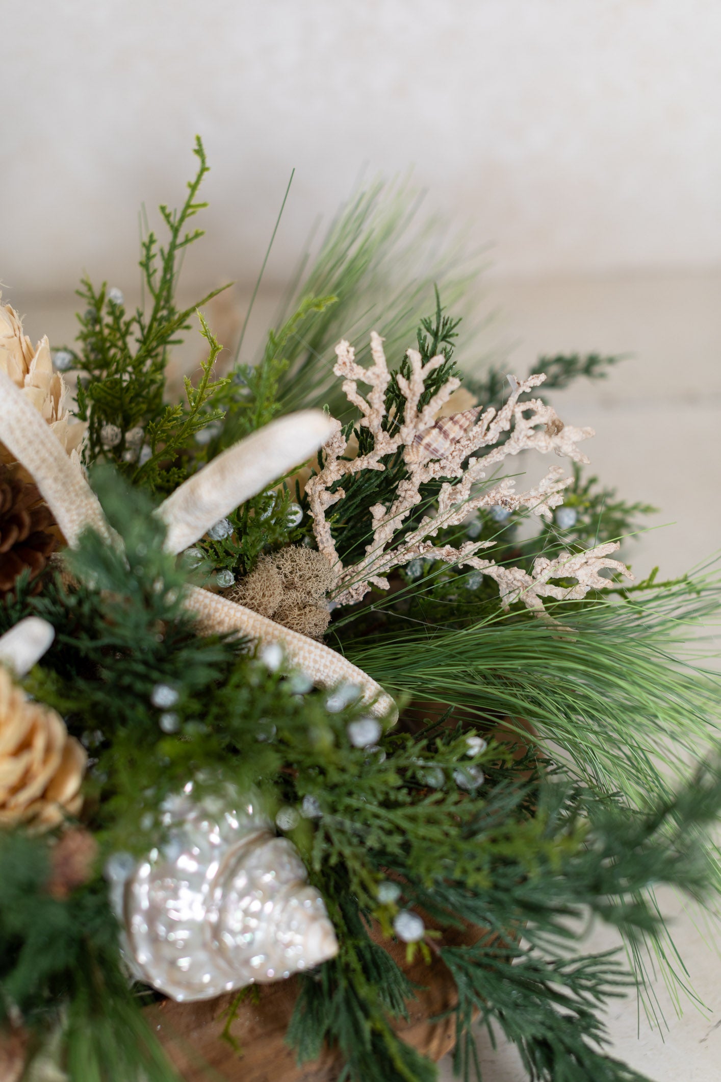 Seasons Starfish Round Centerpiece Drop-In