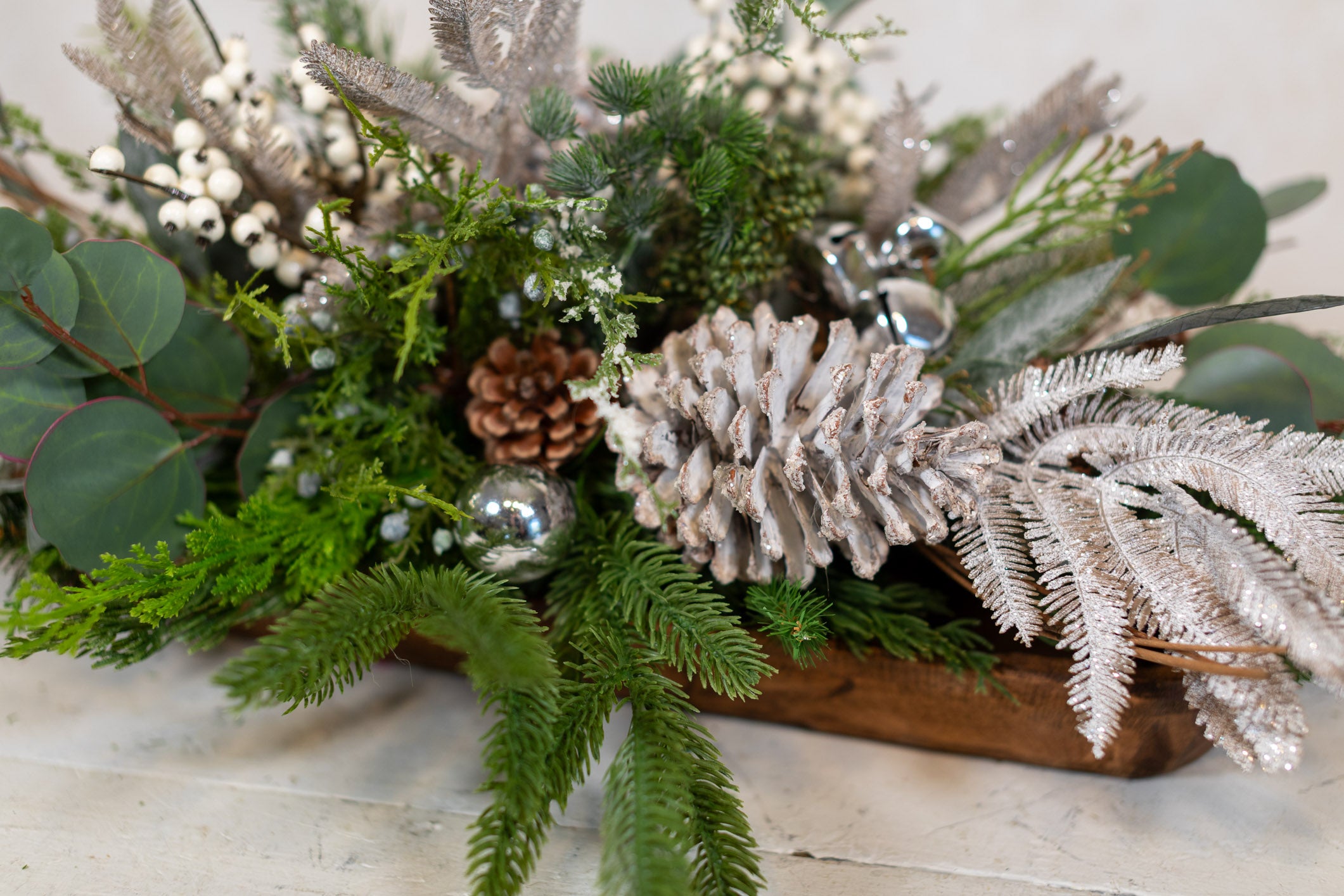 Silver Bells Centerpiece Drop In