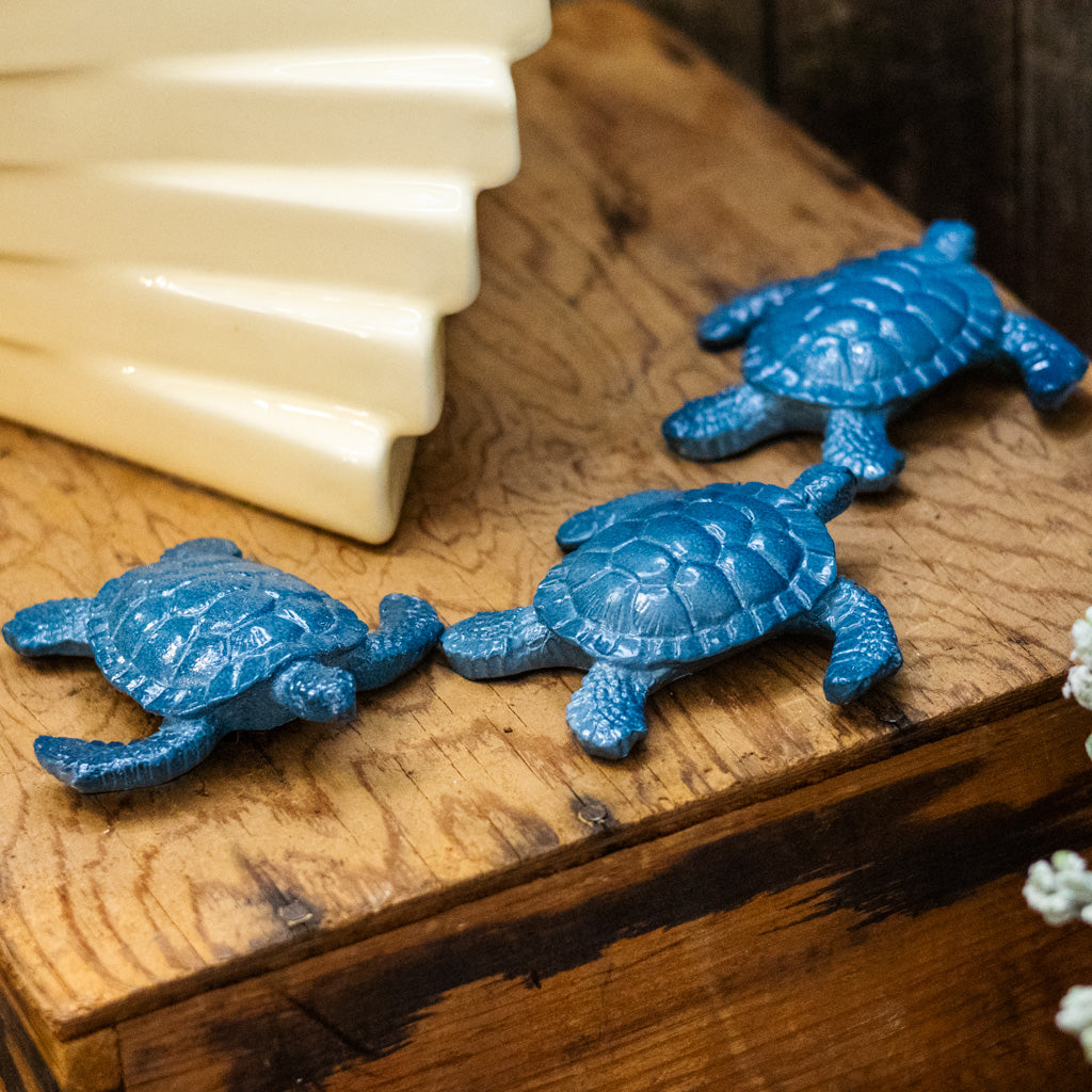 Blue Baby Sea Turtle Ceramic