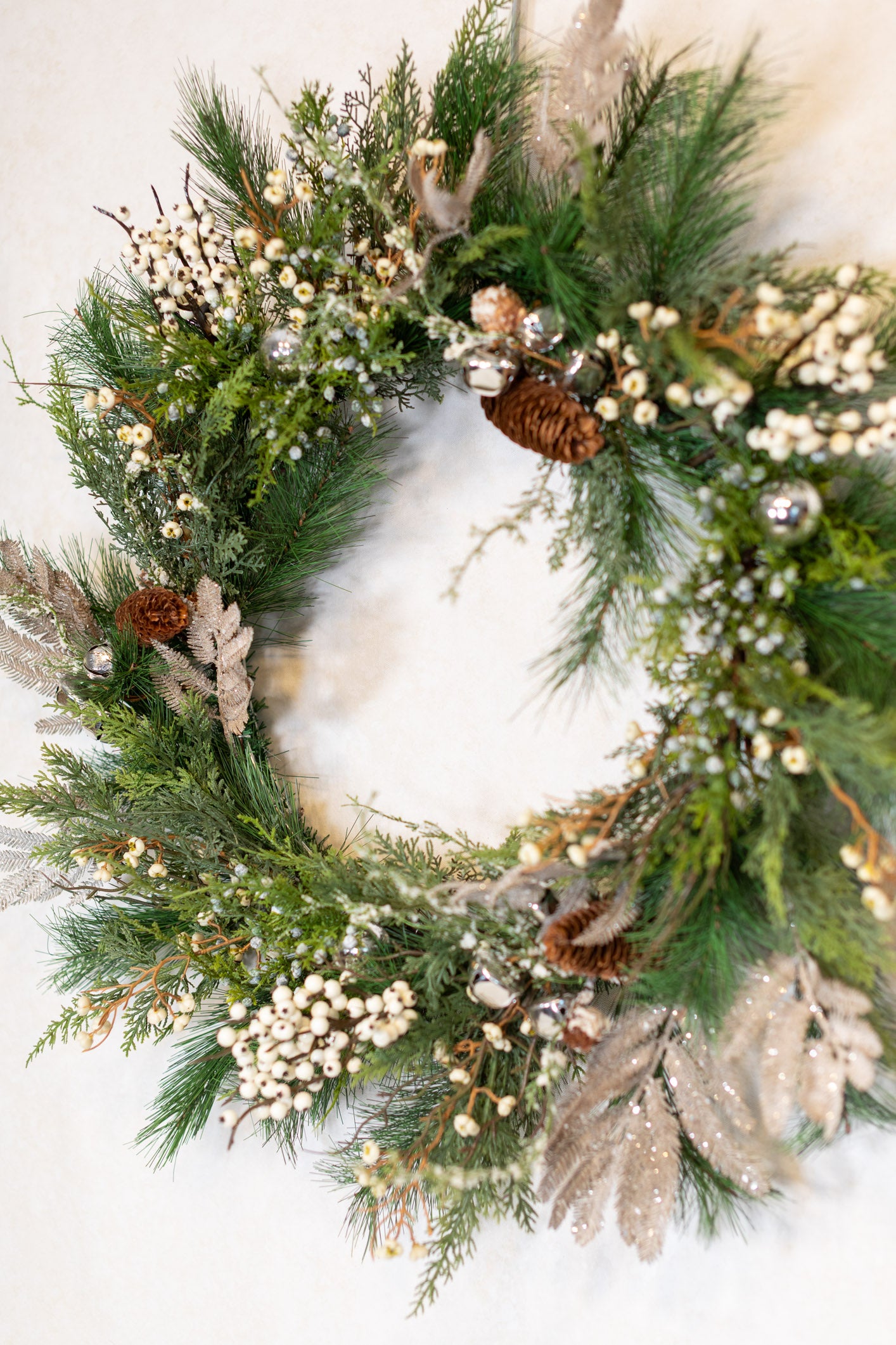 Silver Bells Wreath