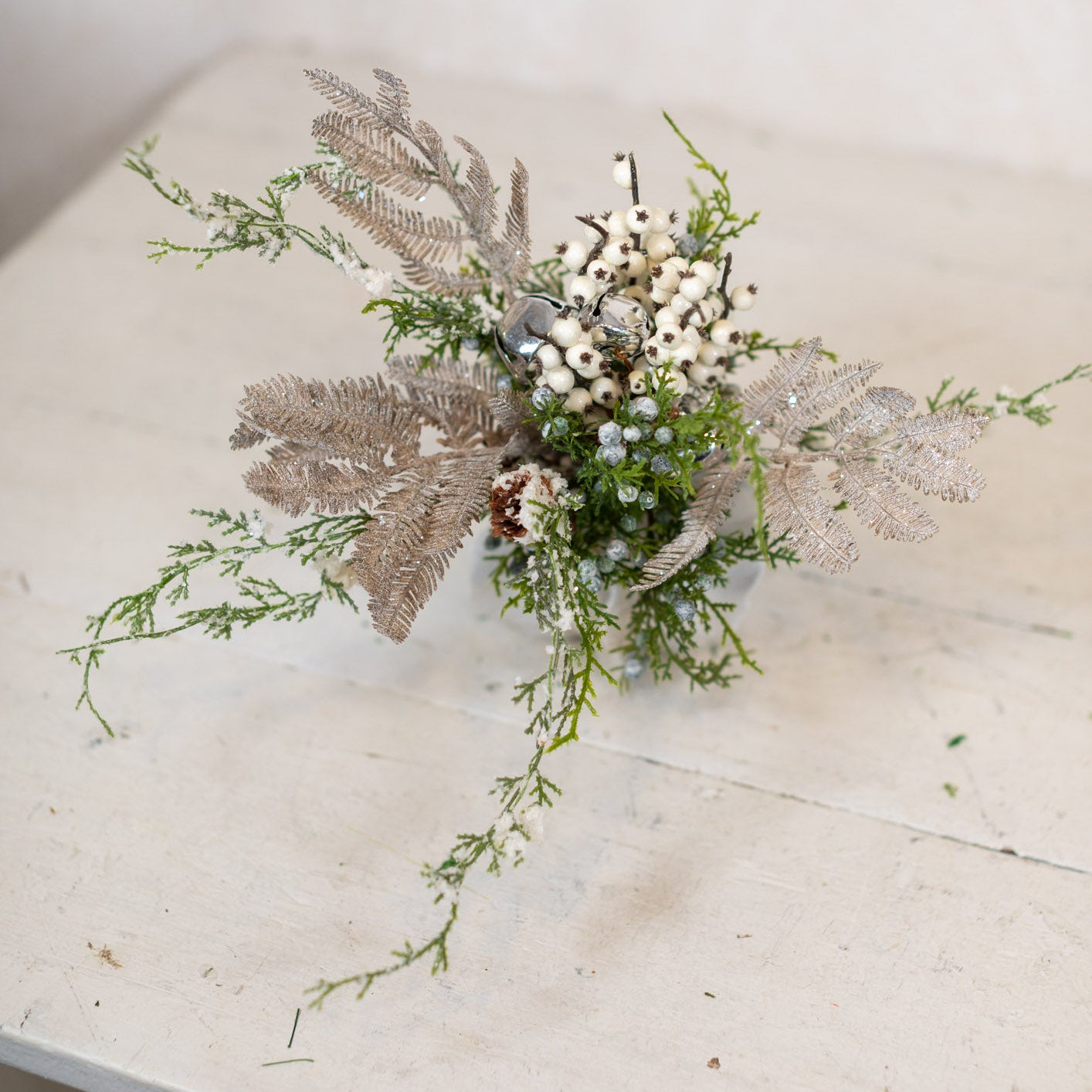 Silver Bells Mini Bouquet Drop In