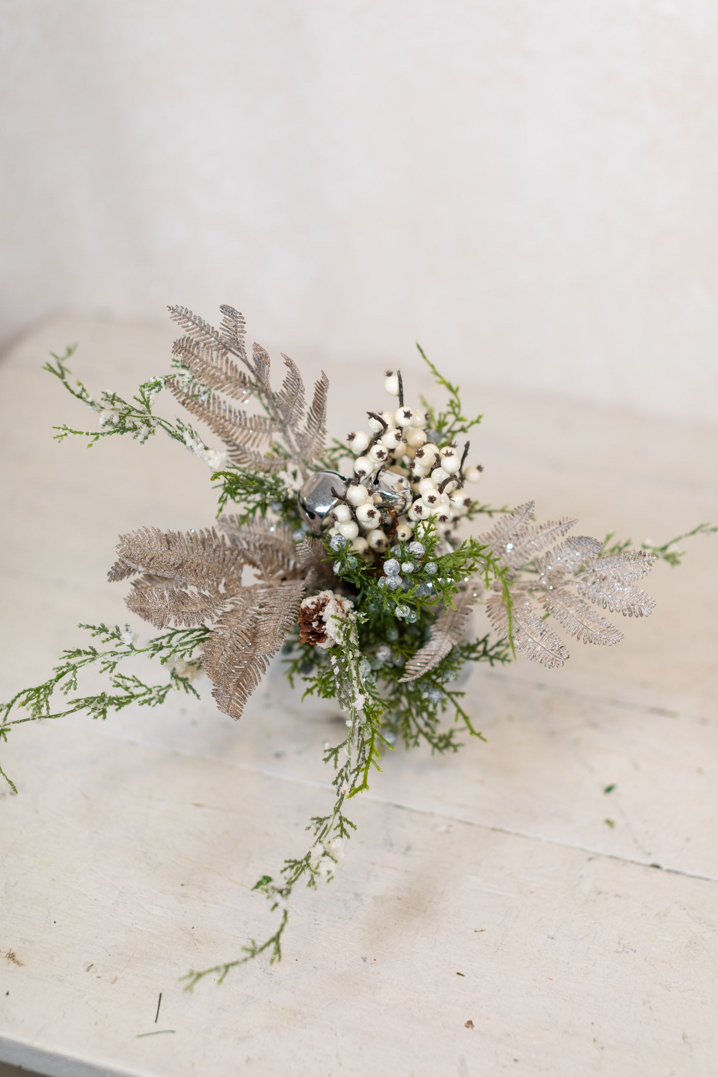 Silver Bells Mini Bouquet Drop In