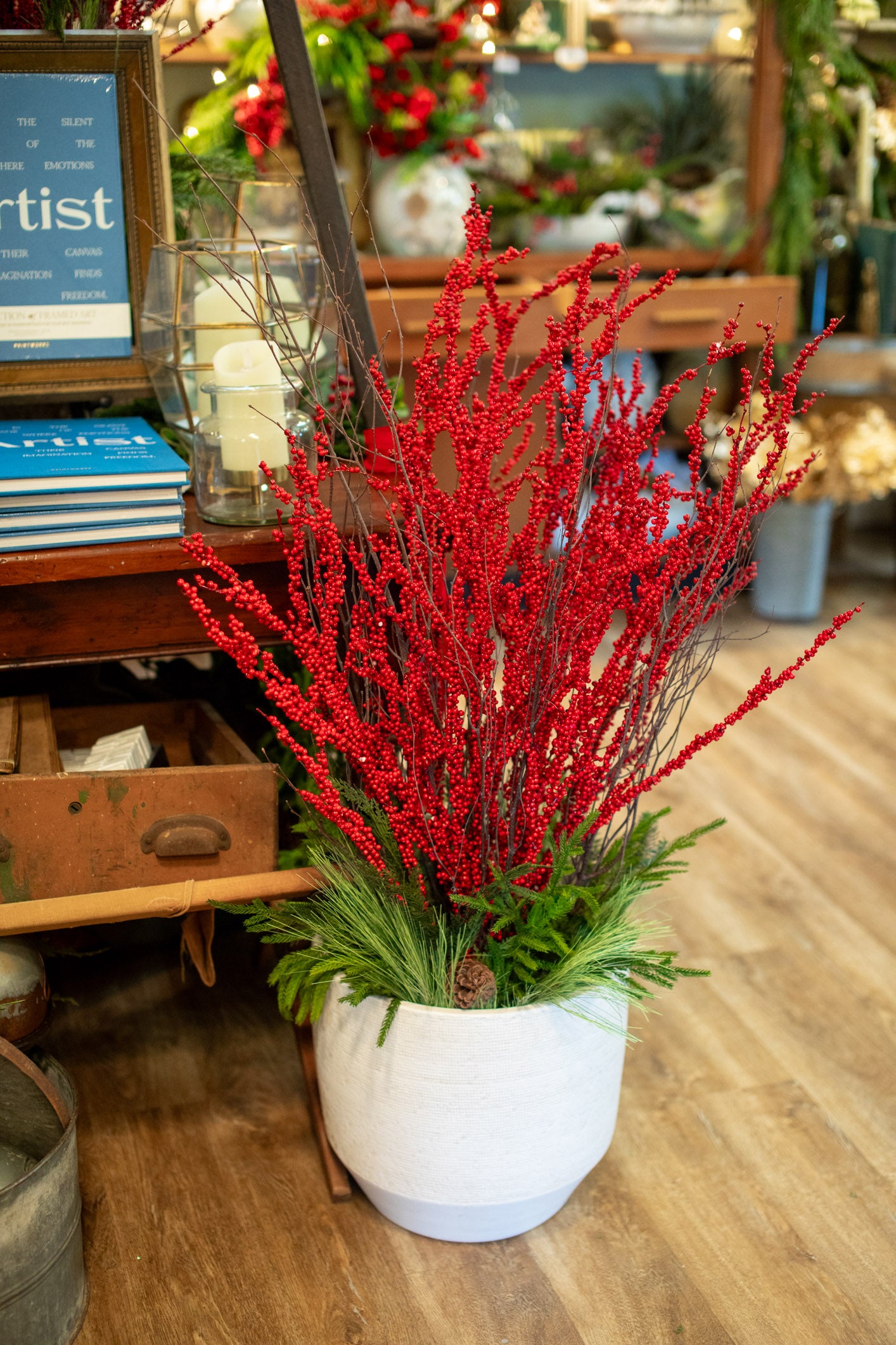 Berry Bounty Birch Planter