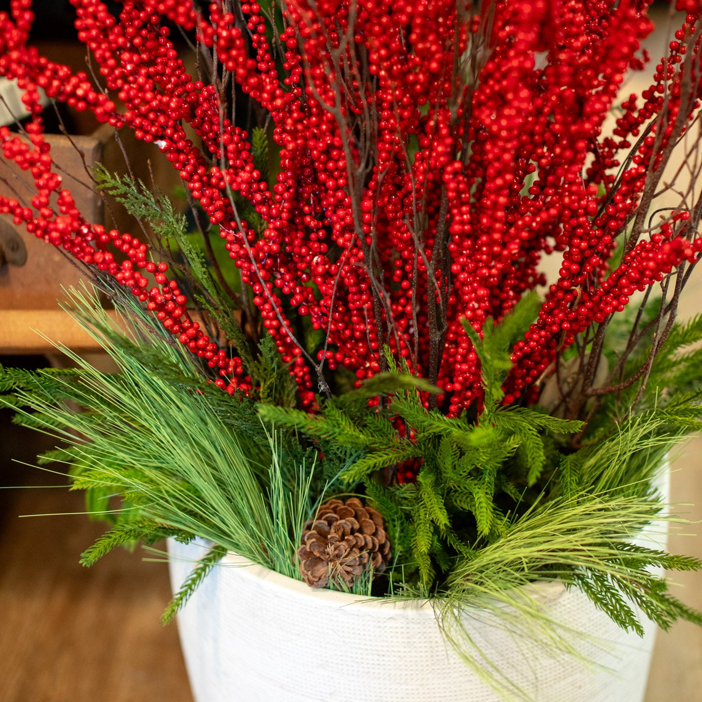 Berry Bounty Birch Planter