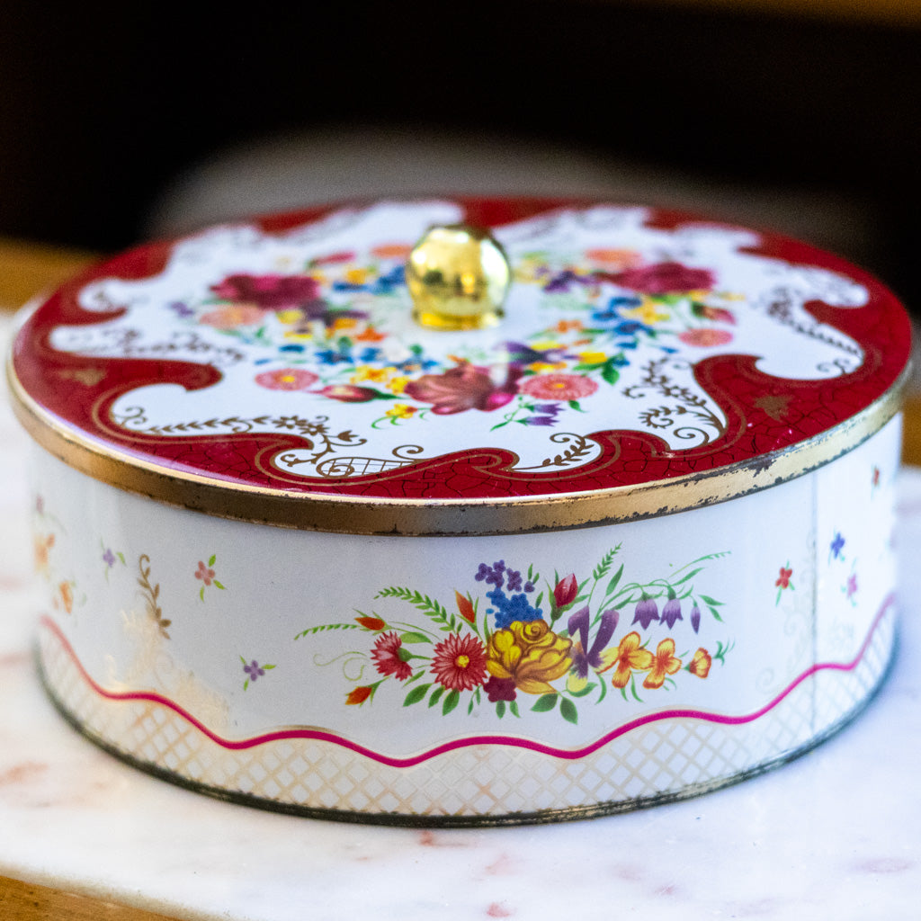 Round Metal Tin