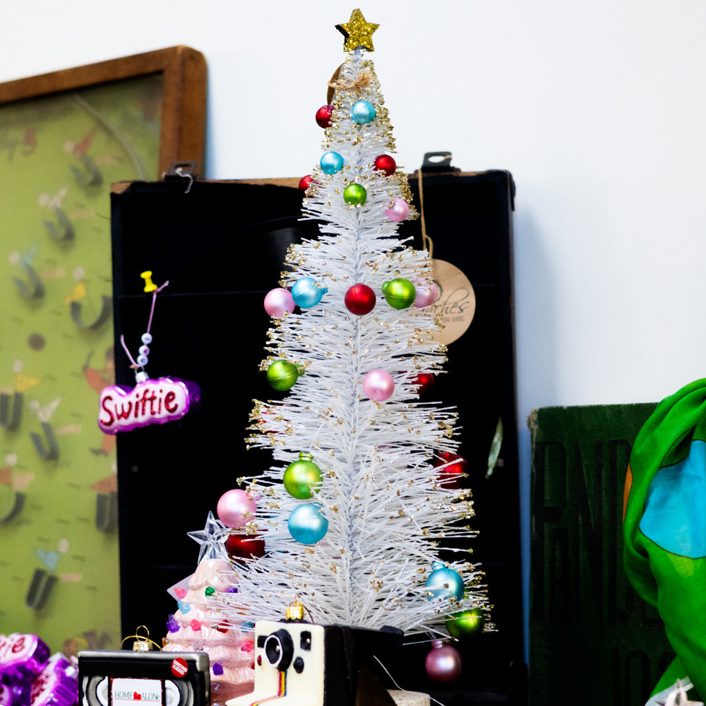 Vintage Sisal Tree with Ornaments Large