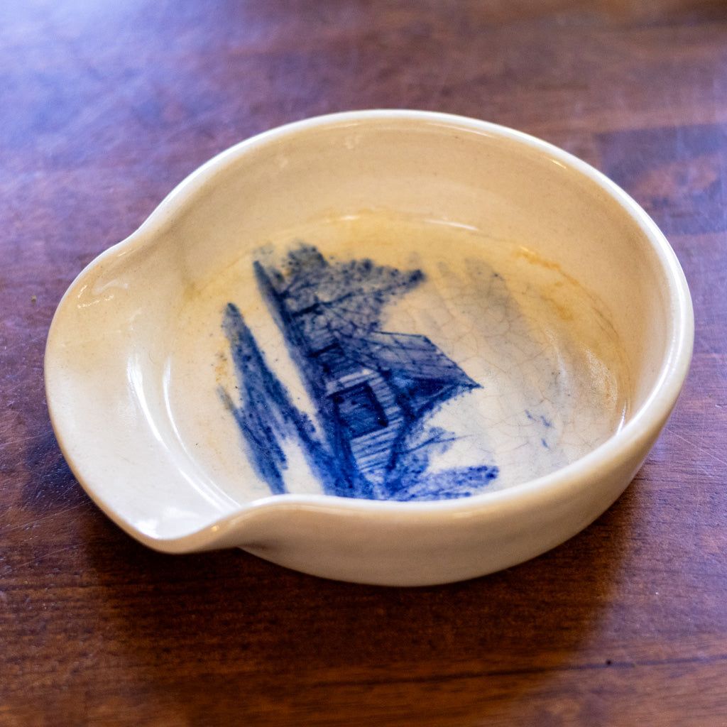 Blue and White Spoon Rest