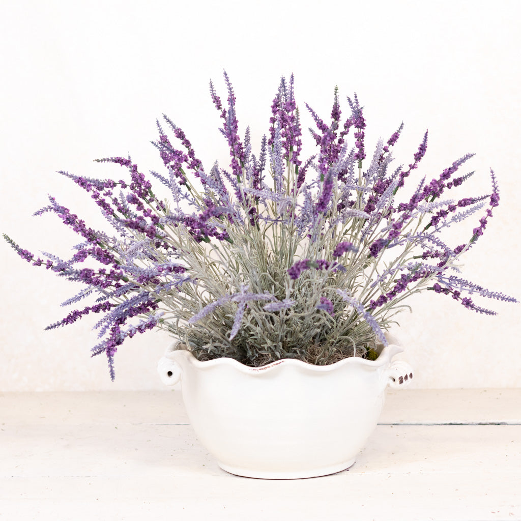 Large Lavender Moss Pot Drop In