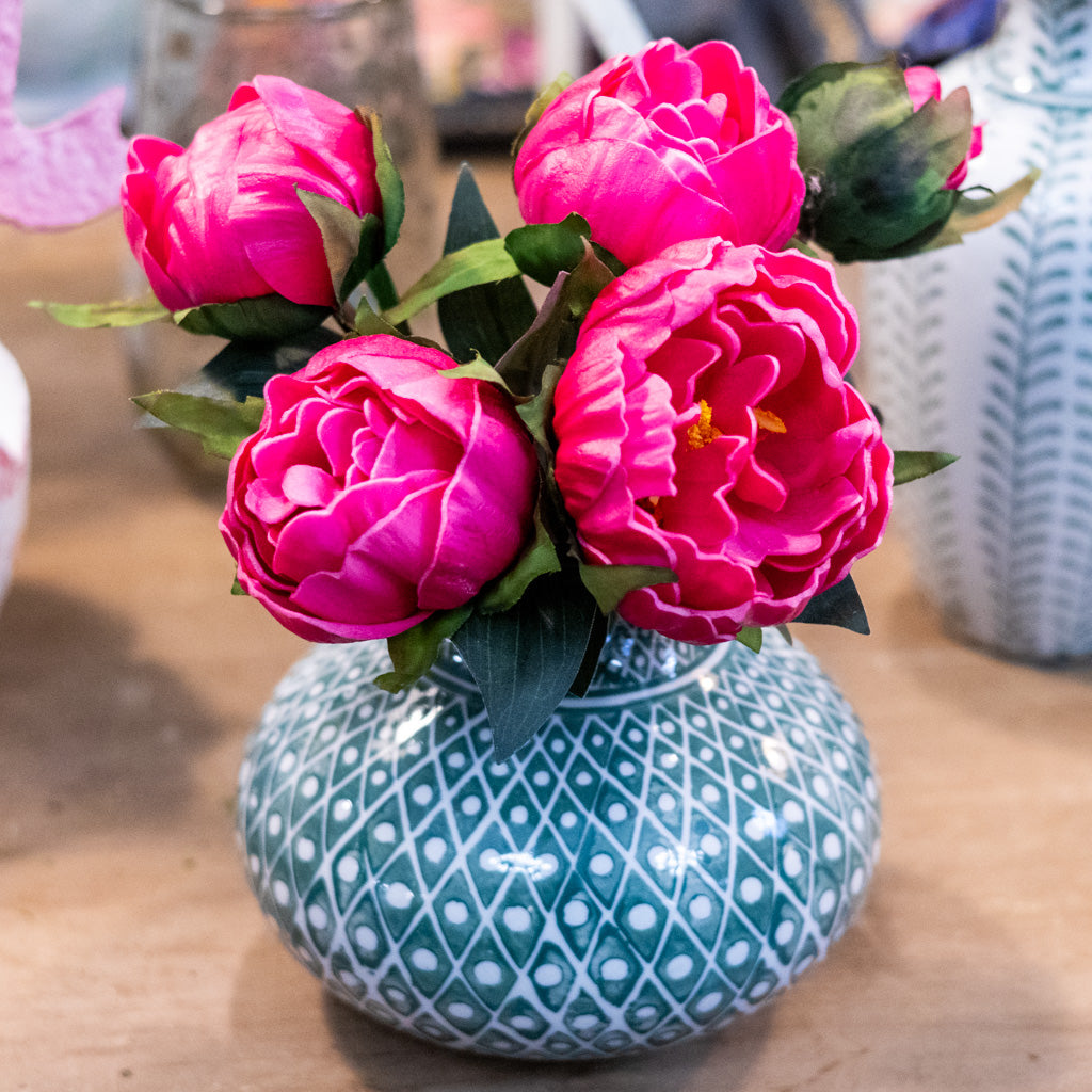 Magenta Peony Bundle Real Touch