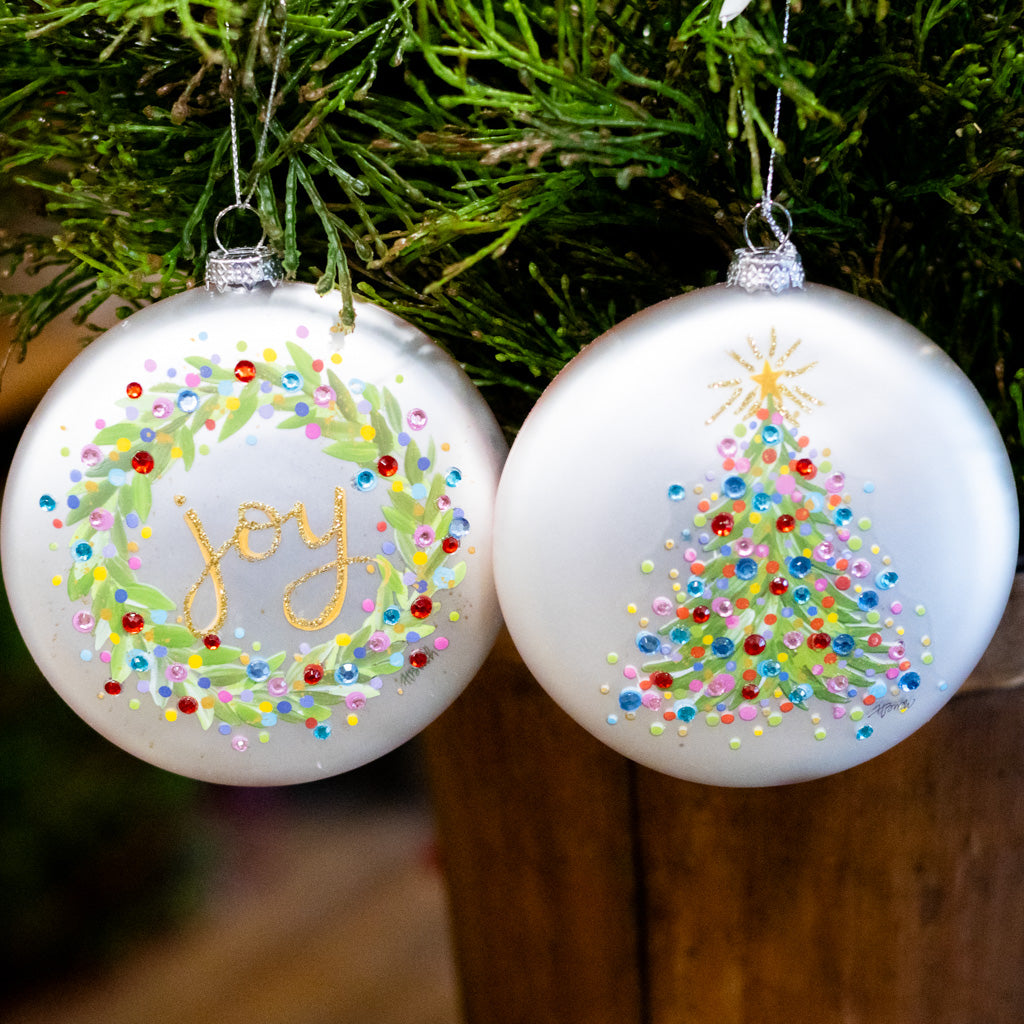 Confetti Tree Disc Ornament