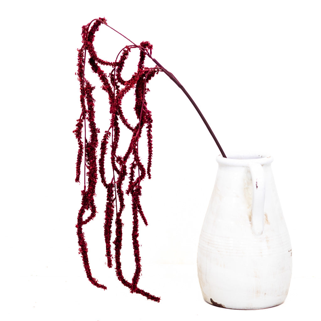 Wine Amaranthus Hanging Spray