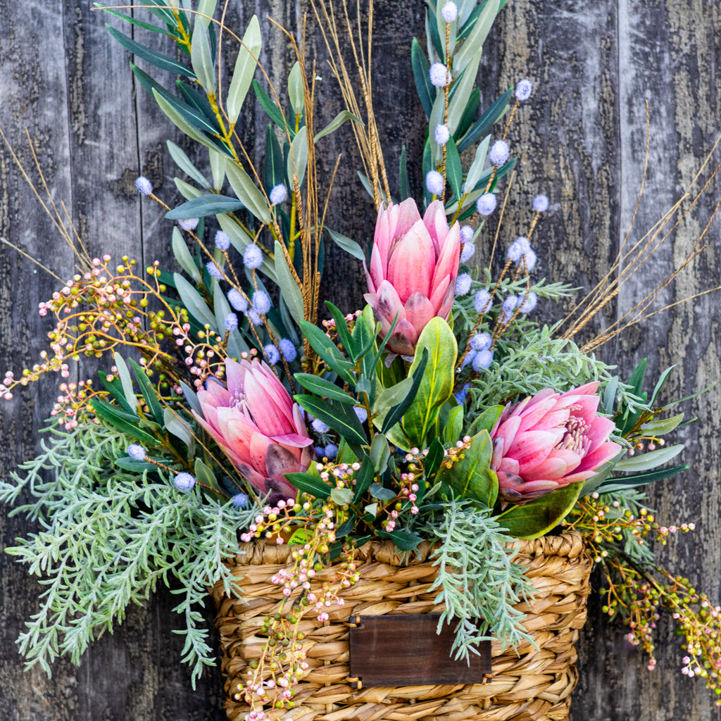Flamingo Floral Bouquet Drop In