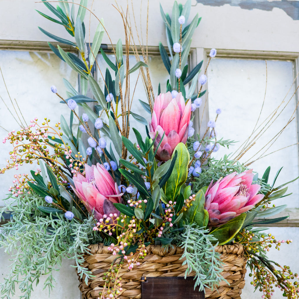 Flamingo Floral Bouquet Drop In