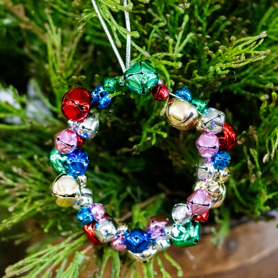 Jingle Multi Bell Wreath Ornament