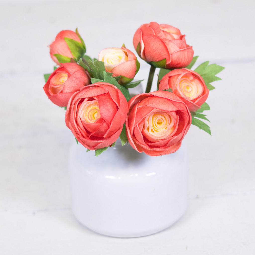 Real Touch Salmon Ranunculus Bundle