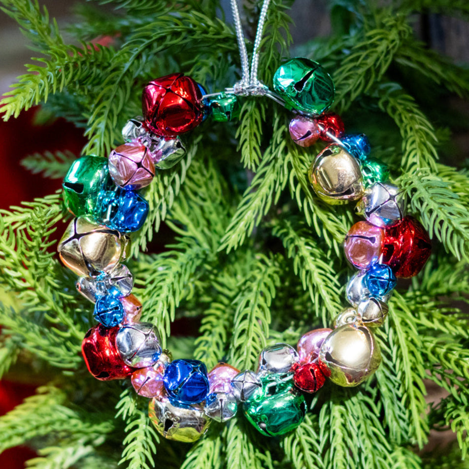 Jingle Multi Bell Wreath Ornament
